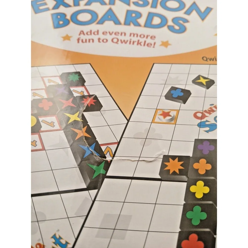 Qwirkle Expansion Boards Game SEALED MindWare 2013 Strategy Select and Connect